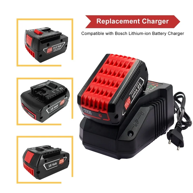Зарядное устройство для аккумуляторов Bosch AL1820CV AL1814CV 18 в BAT609 BAT614 BAT618 14 4-18 - купить