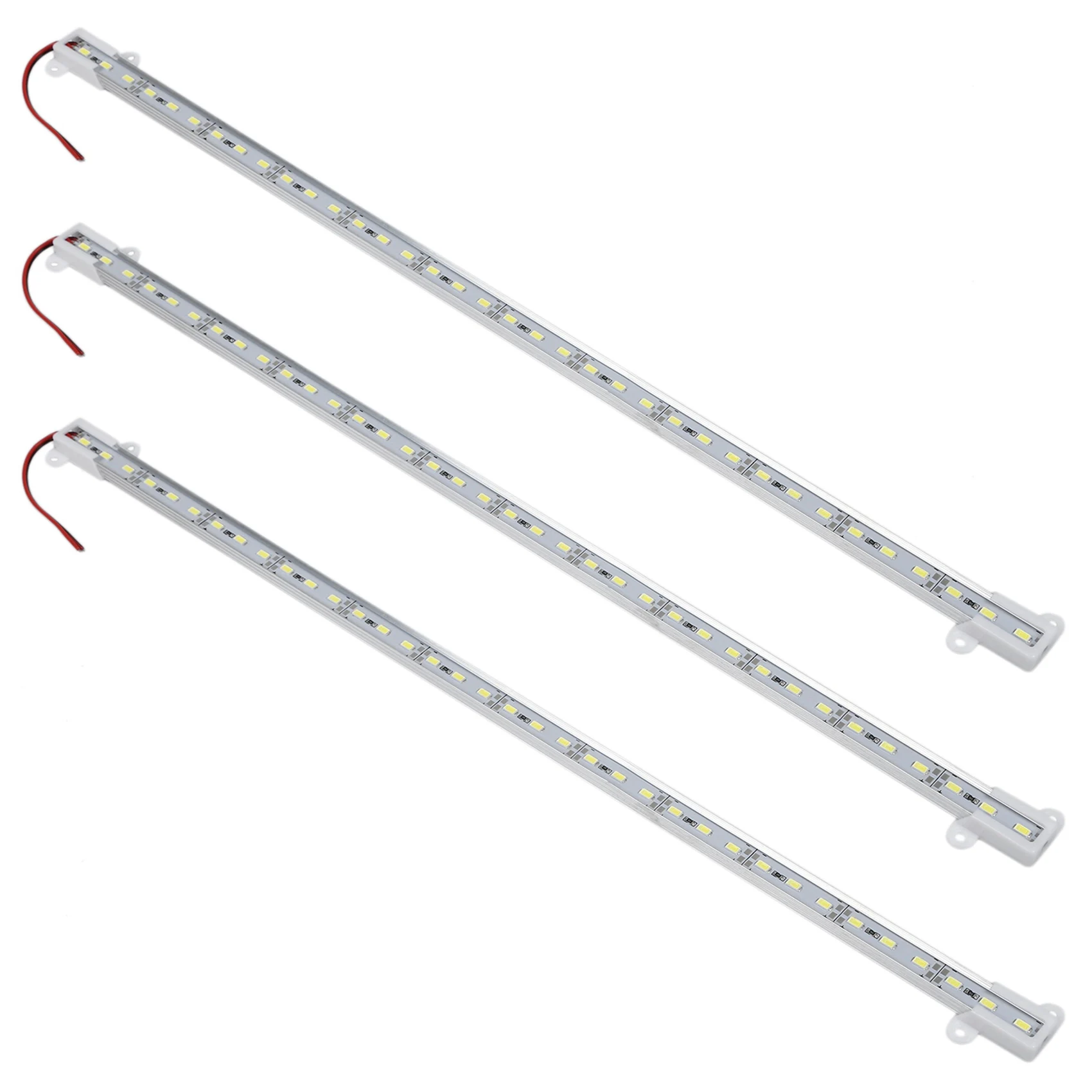 

3X 50CM 12V 36 LED 5050 SMD Hard Strip Bar Light Aluminum Rigid White