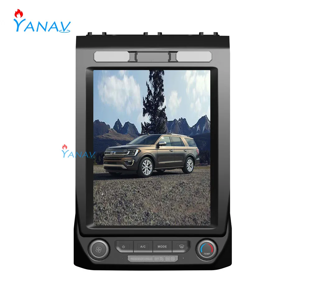 

Vertical Screen For-ford Expedition 201 12.1 inch Android Tesla Style GPS Navigator player 8+/For-ford F150 2018+ Radio Stereo
