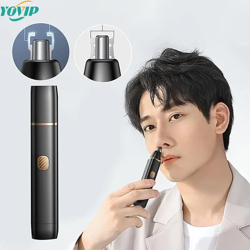 

Updated Electric Shaving Nose Ear Trimmer Safe Face Care Rechargeable Nose Hair Trimmer For Men Shaving Hair Removal Razor Beard