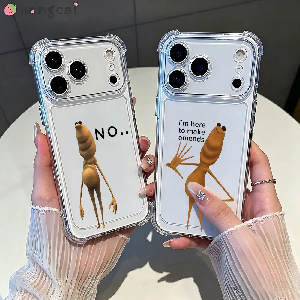 Фото Забавный чехол для телефона Marcus WormS для Samsung Galaxy S26 S25 S24 S23 S22 S21 S20 Edge FE Ultra Plus 4G 5G, прозрачный чехол из ТПУ с защитой от падения №1