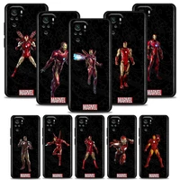 marvel iron man is strong phone case for redmi k40 k40s k50 6 6a 7 7a 8 8a 9 9a 9c 9t 10 10c pro plus gaming silicone case