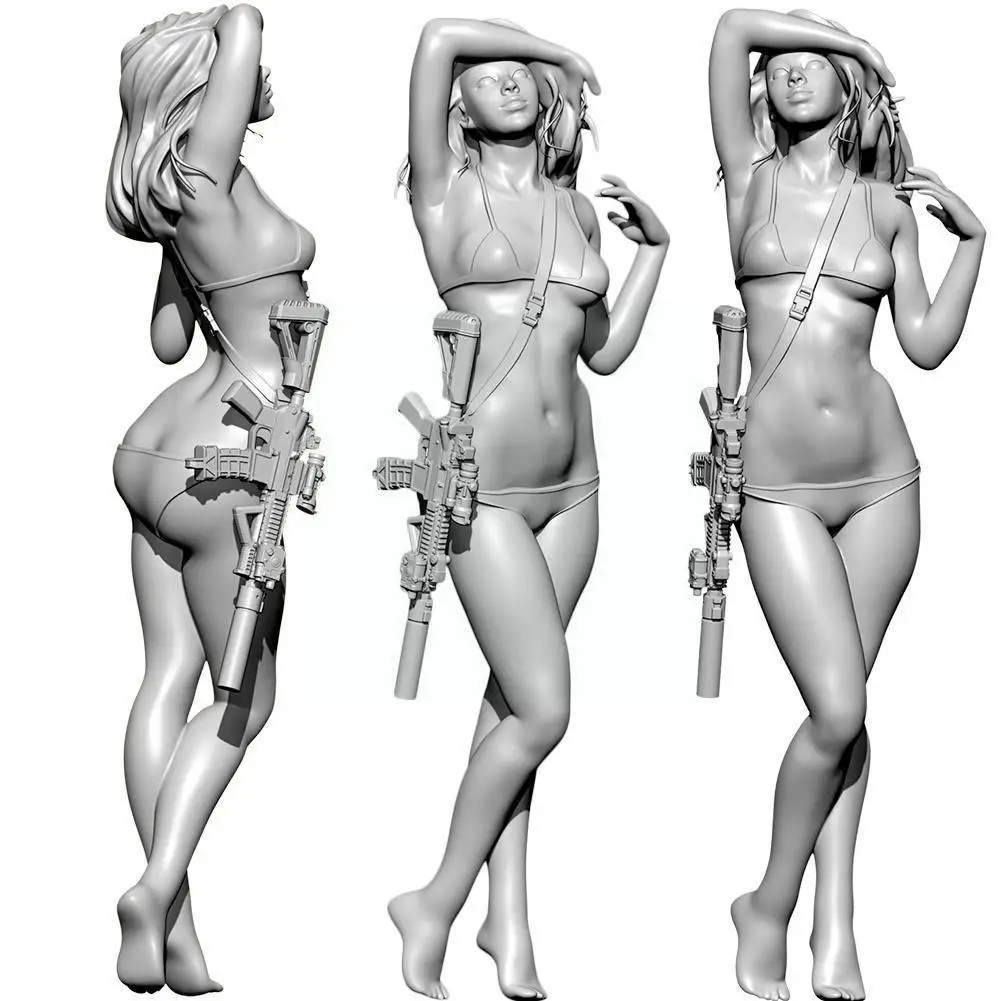 

Фотообои (1/35 дюйма) 55 мм красивый полимерный солдат белая Смола Наборы Модель Фигурки J8c0