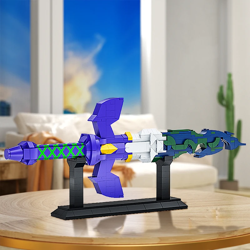Moc Breath Of The Wild Master Сломанный меч Строительные блоки Набор для игры Zeldaed Hyrule Castle BOTW