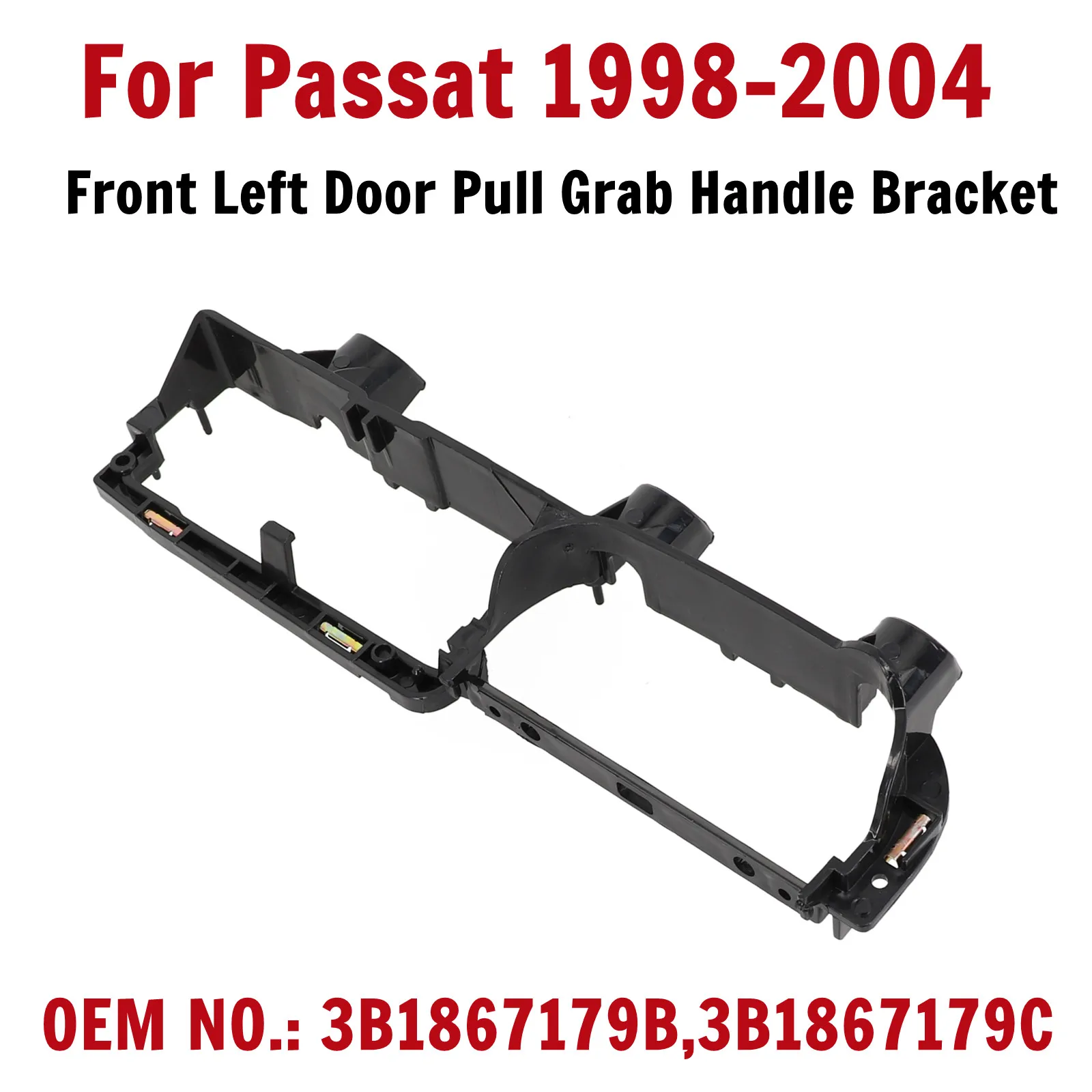 

Автомобильный передний левый внутренний дверной ручка водителя, кронштейн для Passat B5 1998-2004 3B1867179B, 3B1867179C, аксессуары