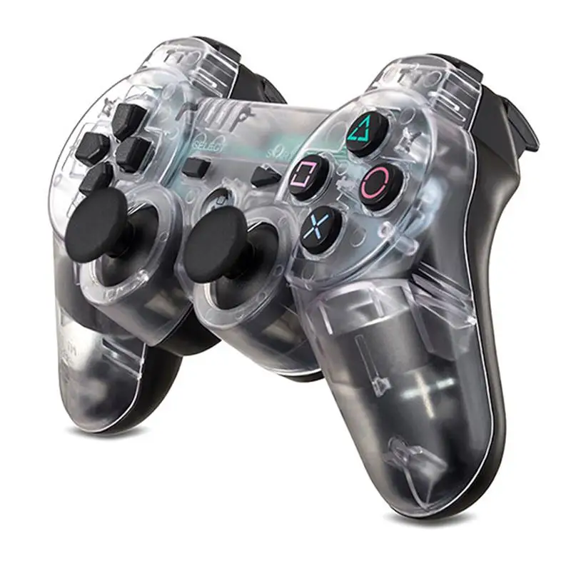 

Игровой беспроводной геймпад Dual Shock, прозрачный ручной контроллер для Sony, PS3, Playstation 3, консоль, удаленный джойстик