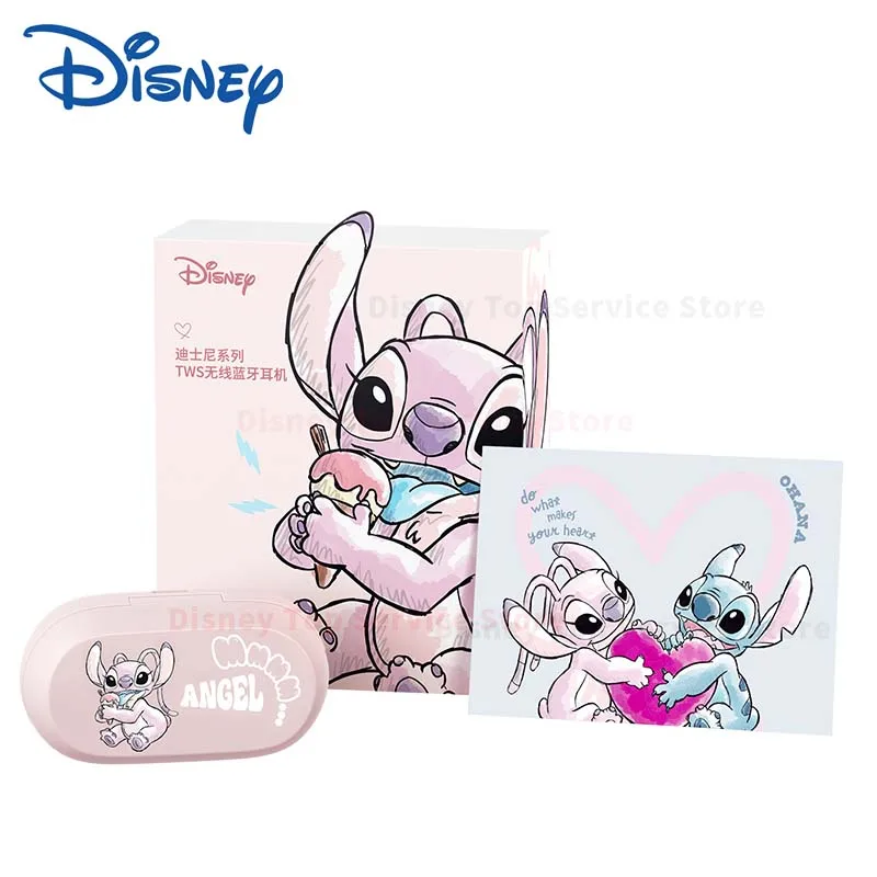 

Disney Stitch Angel Mini Wireless Bluetooth 5.3 Earphones D29 HiFi Stereo HD Call Headset In-Ear Long Standby Comfortable Wear