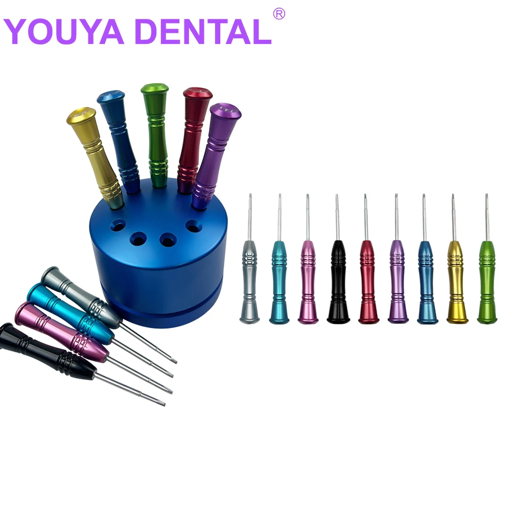 

Стоматологическая отвертка, Стоматологические Ортодонтические подходящие стоматологические инструменты, микроотвертка для имплантов, буровой инструмент, стоматологический имплантат, 1 комплект