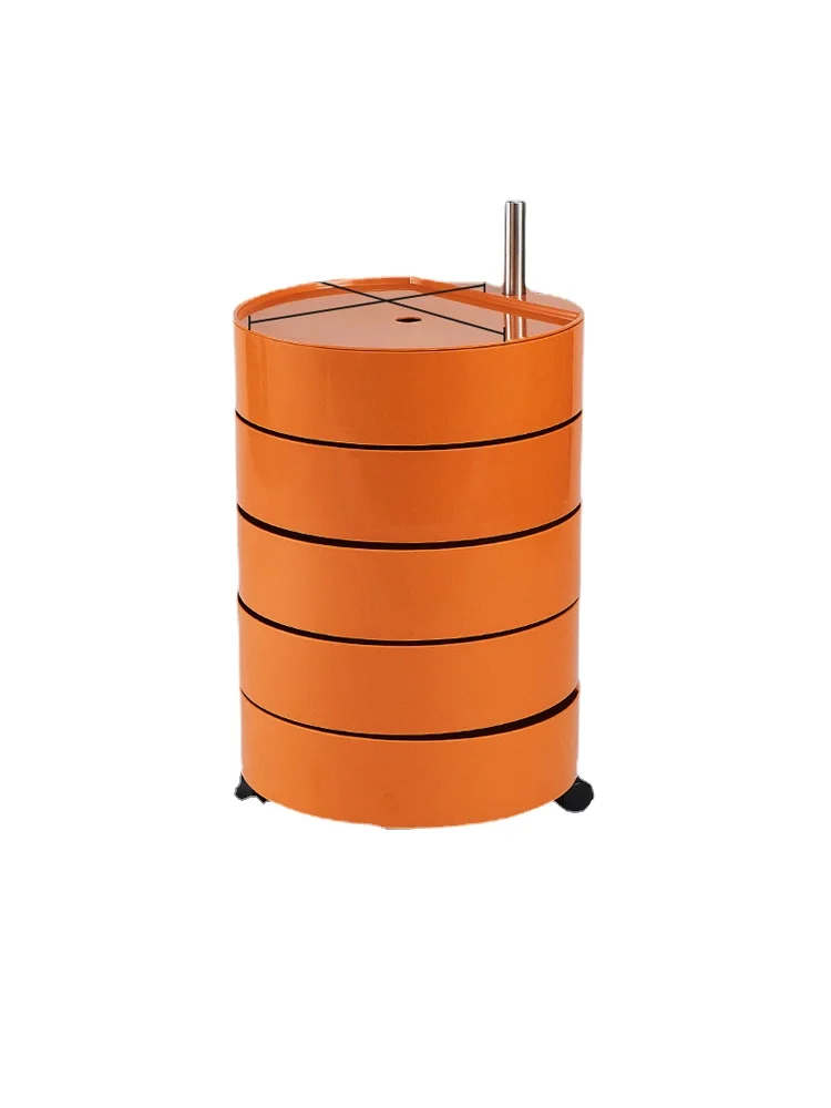 

YY Internet Celebrity Ins Rotating Side Cabinet Small Apartment Simple Bedroom Storage Makeup Cabinet