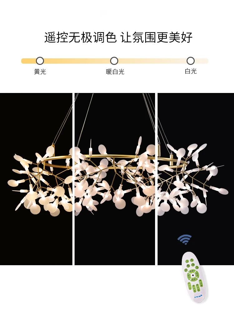 Люстра Светлячок Nordic Luxury гостиная лампы для столовой домашнее освещение Dendritic