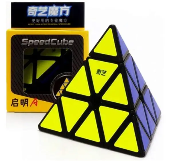Кормов Скорость QiYi Qiming Pyraminxed Stickerless Magic Cube MoFangGe Пирамида Желе | Игрушки и хобби