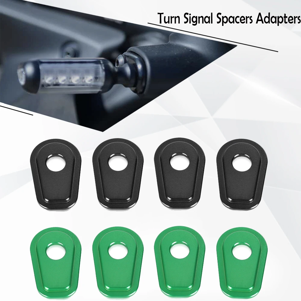 

For KAWASAKI ER6N ER6F ZRX1200 KLE 500 KLR 650 ZX6R ZX10R Versys 650 1000 Motorcycle LED Turn Signal Indicator Adapter Spacers