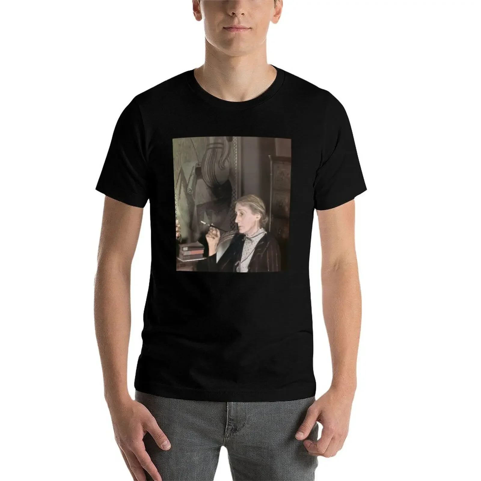 Imagen de Virginia Woolf Camiseta Blusa футболка одежда забавные подарки дизайнерские рубашки