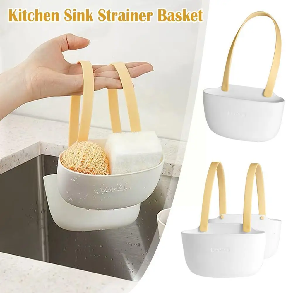 

Kitchen Drain Rack Hanging Basket Household Sink Storage Double Layer Sink Bag Rack Drain Single And Drain Supplies Y2N0