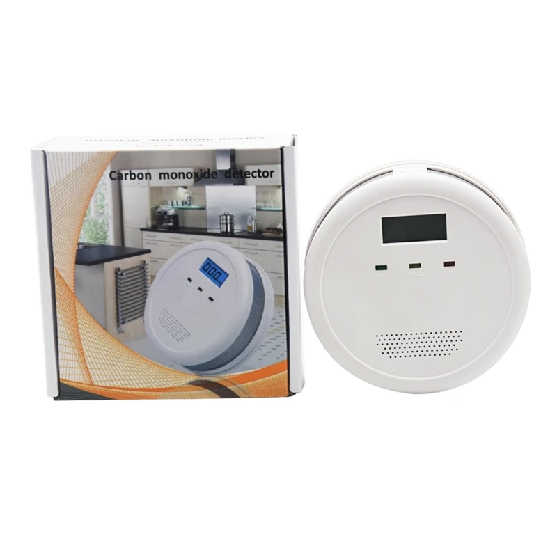 

K1KA Carbon Sensor High Sensitive for home Wireless CO Monoxide Poisoning Smoke Detector Warning Alarm Detector LCD-Indicator