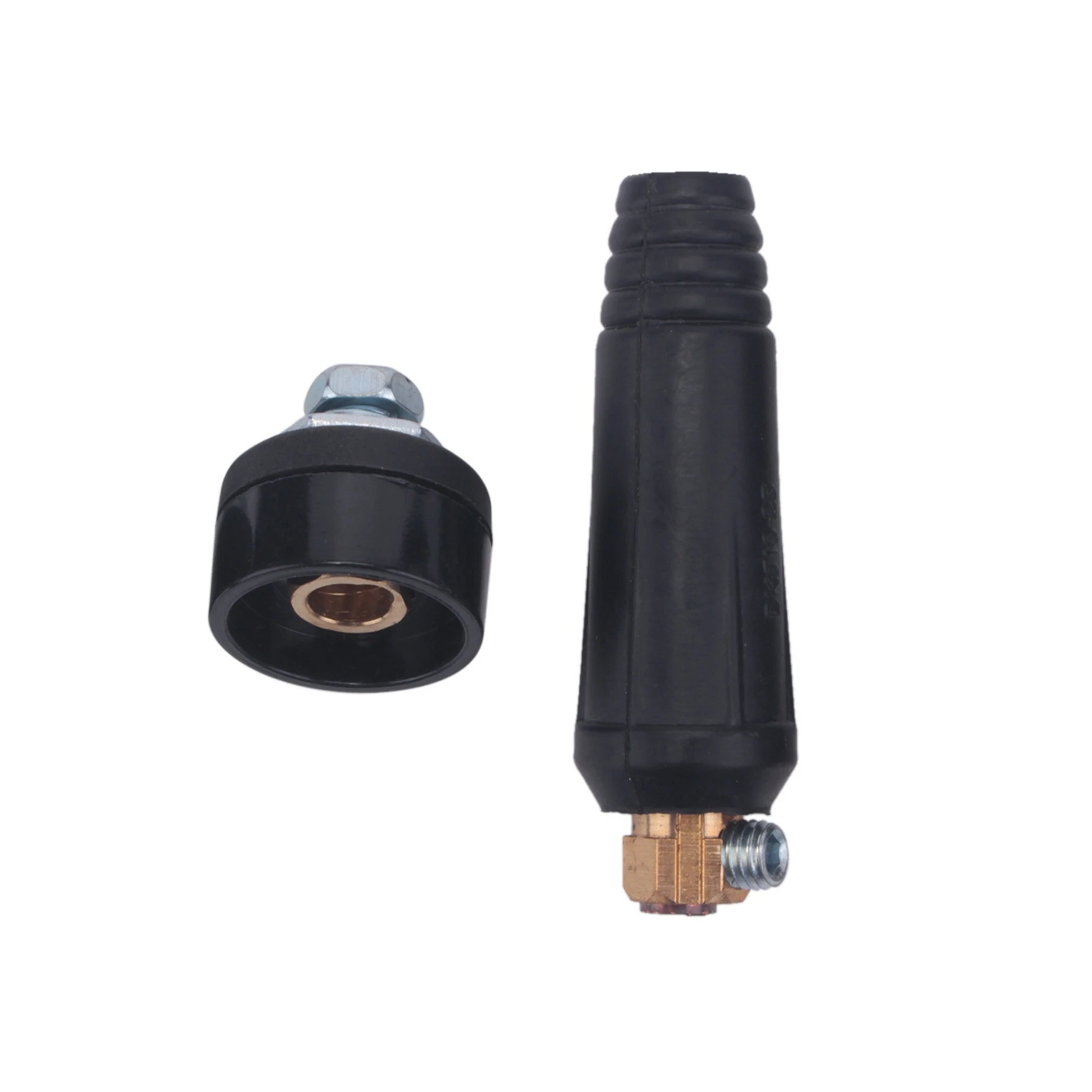 

1 комплект черного кабеля для электрического сварочного аппарата в европейском стиле, быстроразъемный штекер DKJ 10-25
