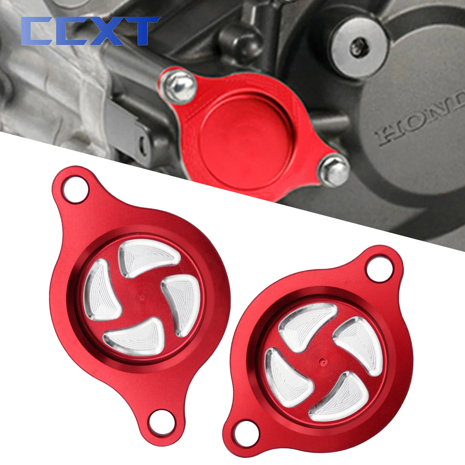 

Алюминиевая крышка масляного фильтра для мотоцикла CNC 6061-T6 для Honda CRF250R CRF450R CRF 250R 450R 2009 2010-2016 Универсальная