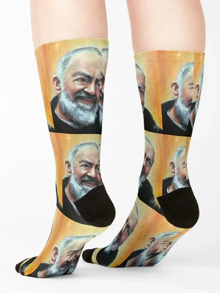 Носки Saint Pio of Pietrelcina незаменимые детские короткие носки для мальчиков женские
