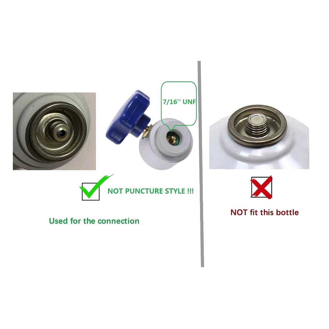Коллектор кондиционера R134A Хладагент переменного тока 7/16-28 UNF Резьбовой