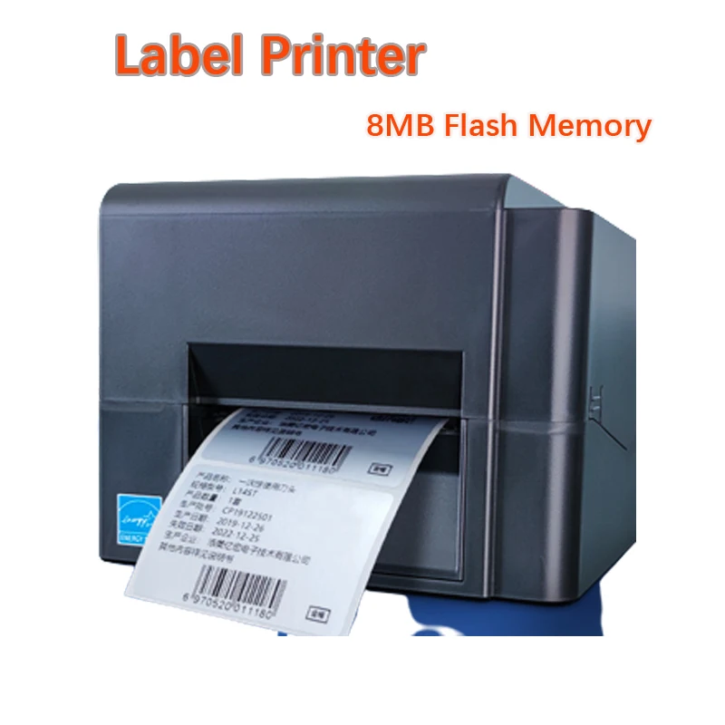 

TSC TE244 TE344 Self-adhesive Bar Code Label Printer for Thermal Sticker Hangtag Washing Mark Dumb Silver Transparent Mark