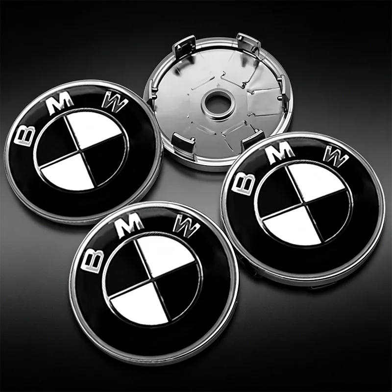 Фото Комплект из 4 колпачков для центра диска колеса 56 мм и 68 мм для BMW E46 E39 E53 E65 E66 E90 G26 X3 X4 X5 X7 G30 F15 G70 G08 G07 G05 G06 G01 G02 G31/G38 №2