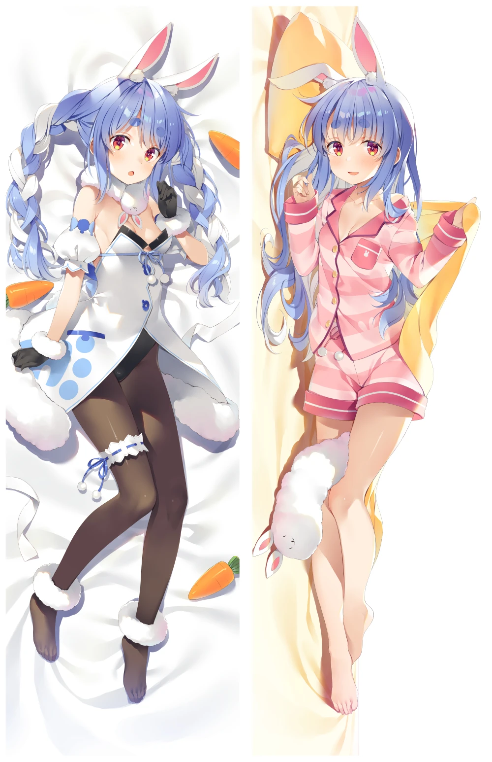 Двусторонняя наволочка для подушки Dakimakura с принтом из аниме Усада пеккора -