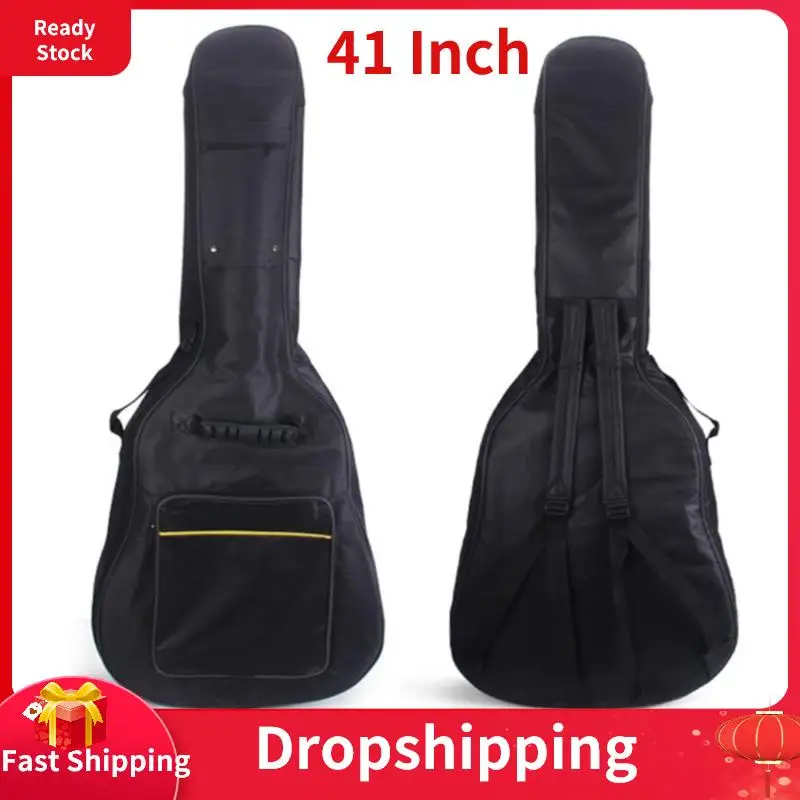 

Classic Guitar Storage Bag 41 Inch Waterproof 2-way Zipper Acoustic Guitar Gig Bag Cover Case with Adjustable Strap Dropshipping