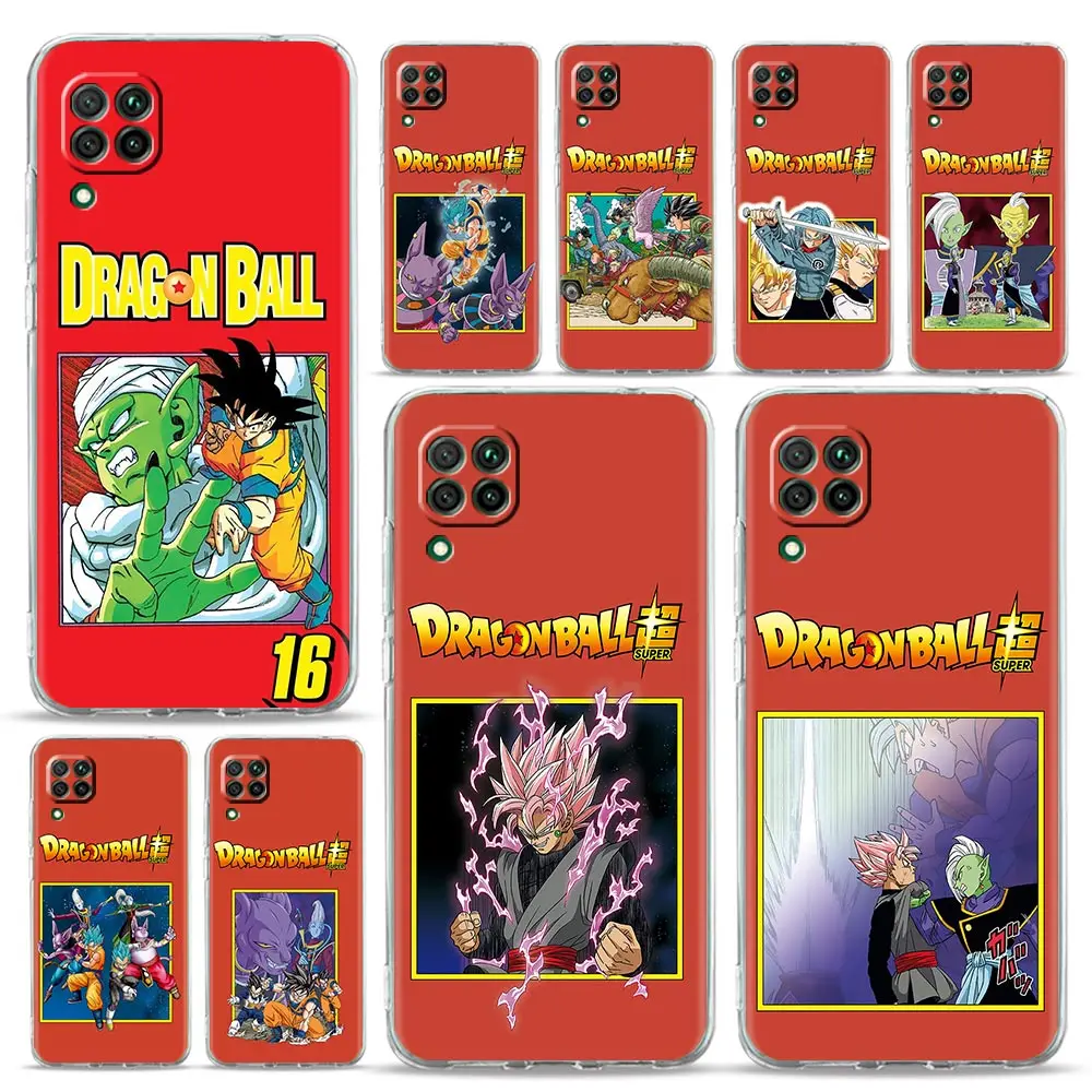 dragon ball z hot case for huawei p smart 2021 p30 lite z p20 y7 p40 y6 p30 pro y8p p50 plus clear phone cover coque free global shipping