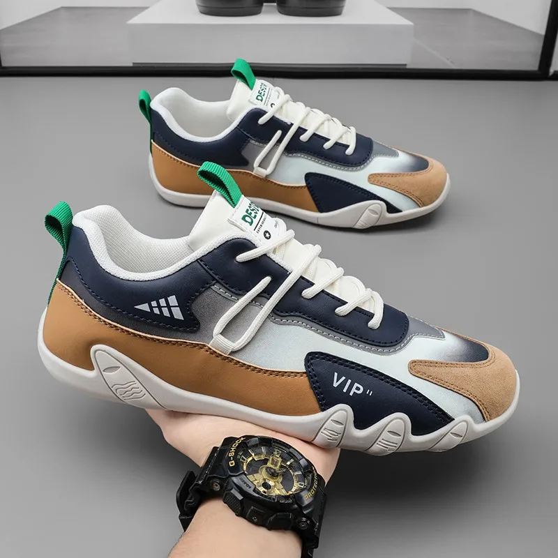 

Мужские лоферы, замшевые туфли на низком каблуке, однотонная Удобная Повседневная Ретро-одежда, модная повседневная универсальная Классич...