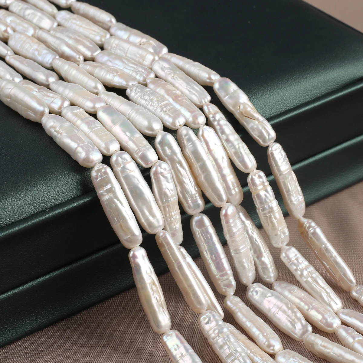 Natural Baroque White Pearl Bead Loose Spacer Hole Bead for Jewelry Making Diy Women Necklace Bracelet Accessories