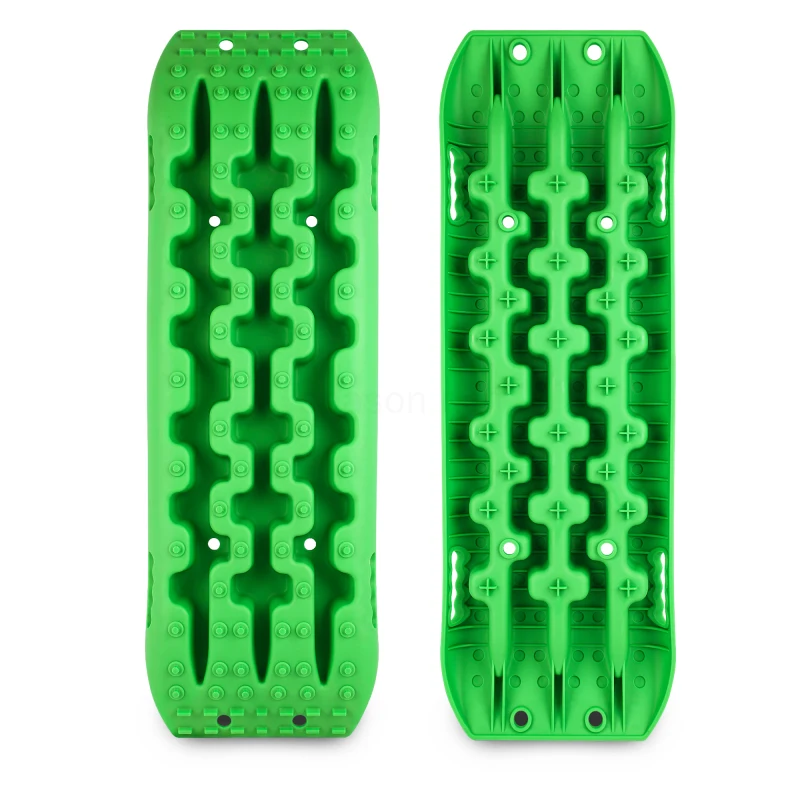 

91CM Green 10T Recovery Track Offroad Snow Sand Track Mud Trax Self Rescue Anti Skiding Plate Muddy Sand Traction Assistance