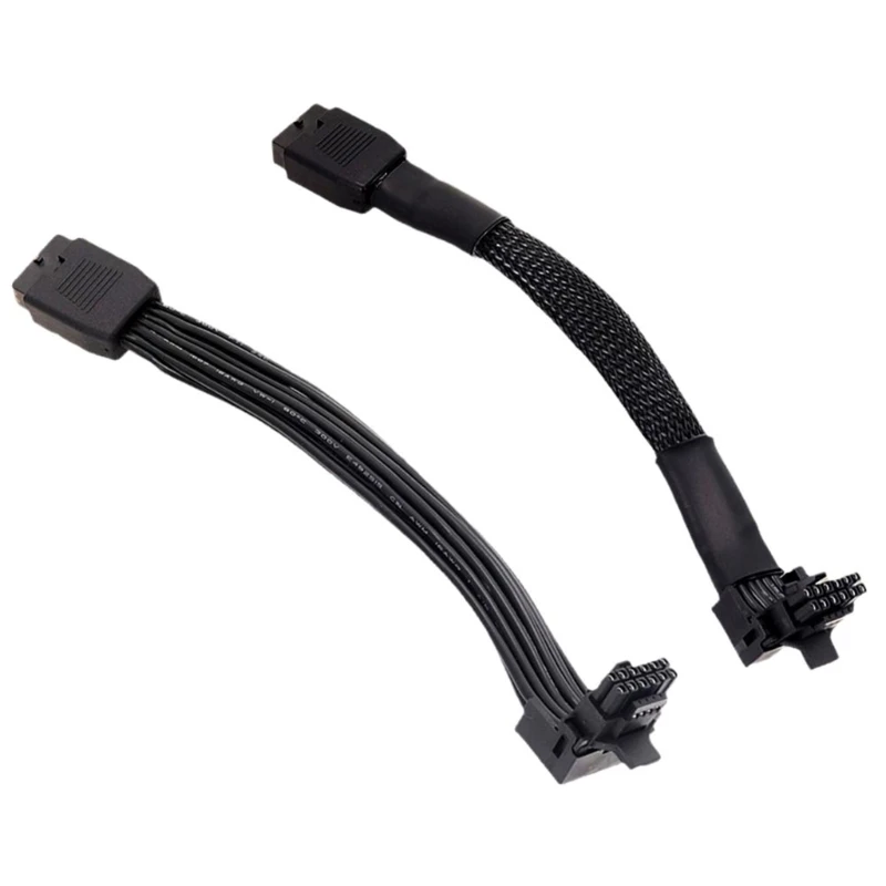 

Новая видеокарта с 16 контактами и угловой линией, 12 В hpwr, вращающаяся головка с прямой головкой, PCIE 5,0, угловая линия 12 + 4 контакта, 90 градусов