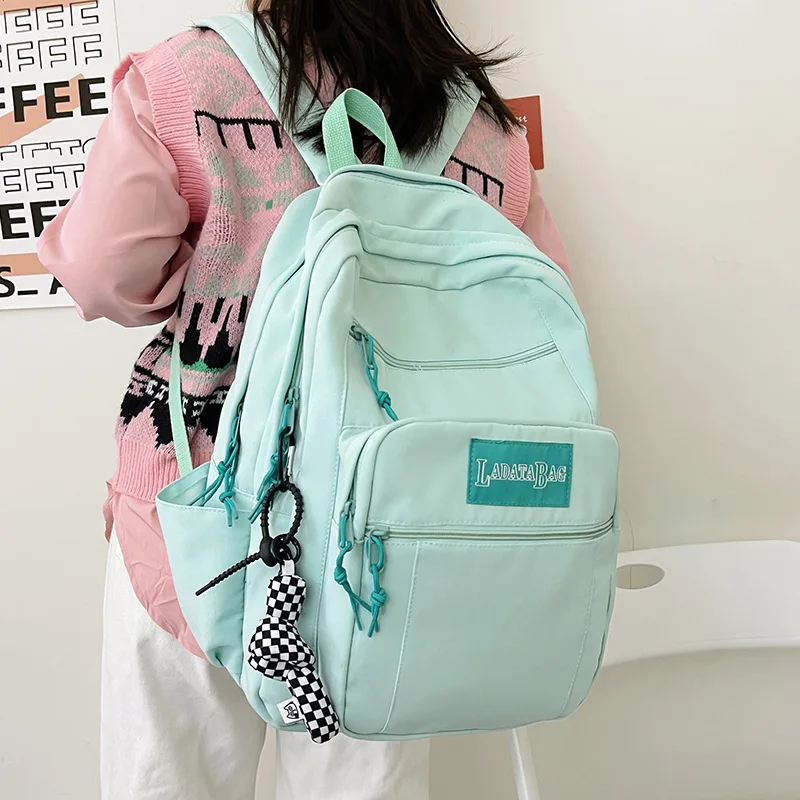 

Teenager Backpack School Bags for Girls Free Shipping Women's Bag 2022 Trend Bolsas Bookbag Schoolbag Girl Mochila Impermeable