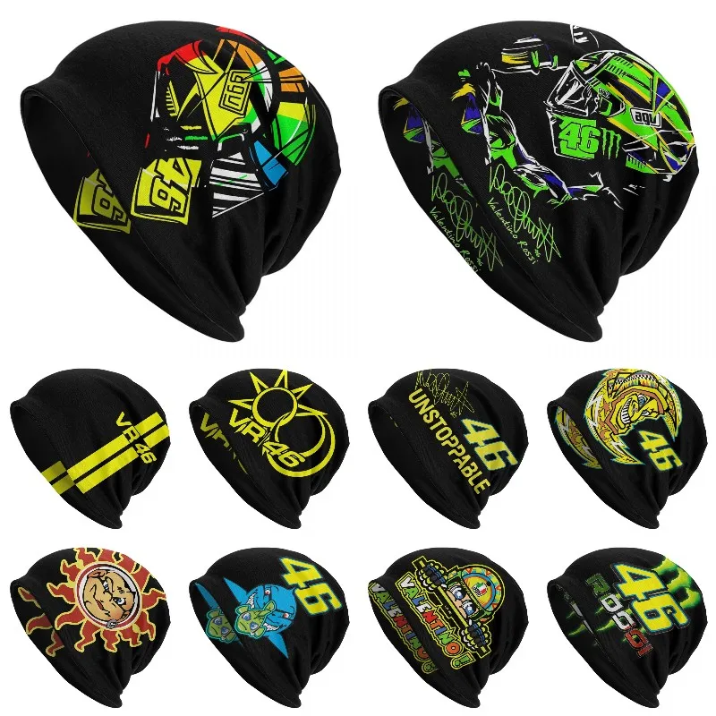 

Rossi Skullies Beanies Caps Unisex Winter Warm Knitted Hat Women Men Street Adult Bonnet Hats Outdoor Ski Cap