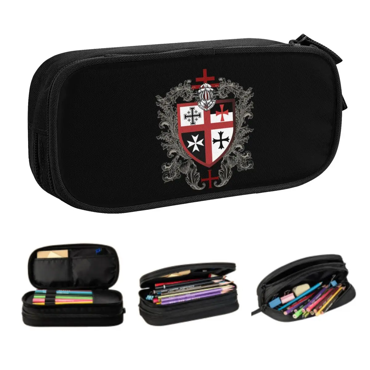 Индивидуальные чехлы для карандашей с изображением рыцарей