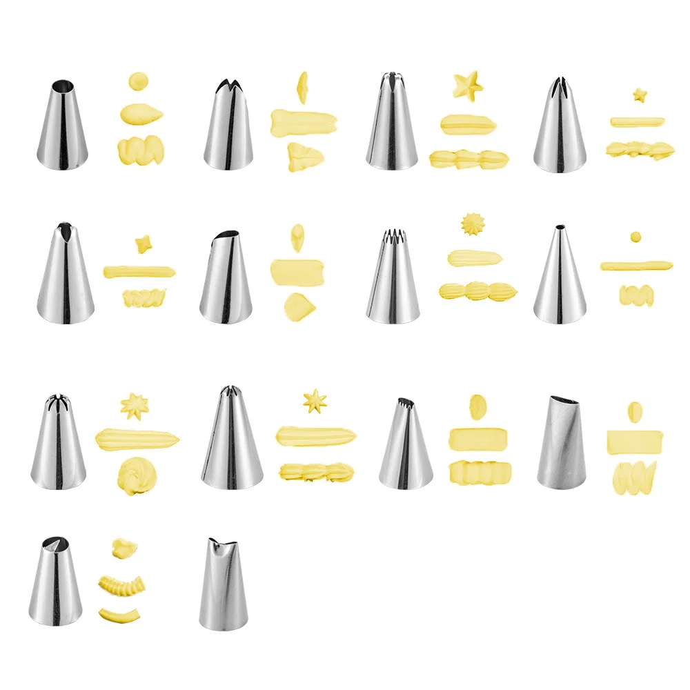 Русский дешевый 20 шт крем торт насадка набор дома кухня выпечки инструмент