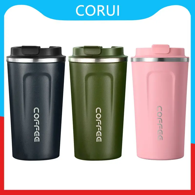 

380ml High Quality 2020 Double Wall Stainless Steel Vacuum Hydro Flasks Thermo Cup Coffee Tea Milk Travel Mug Thermol Bottle