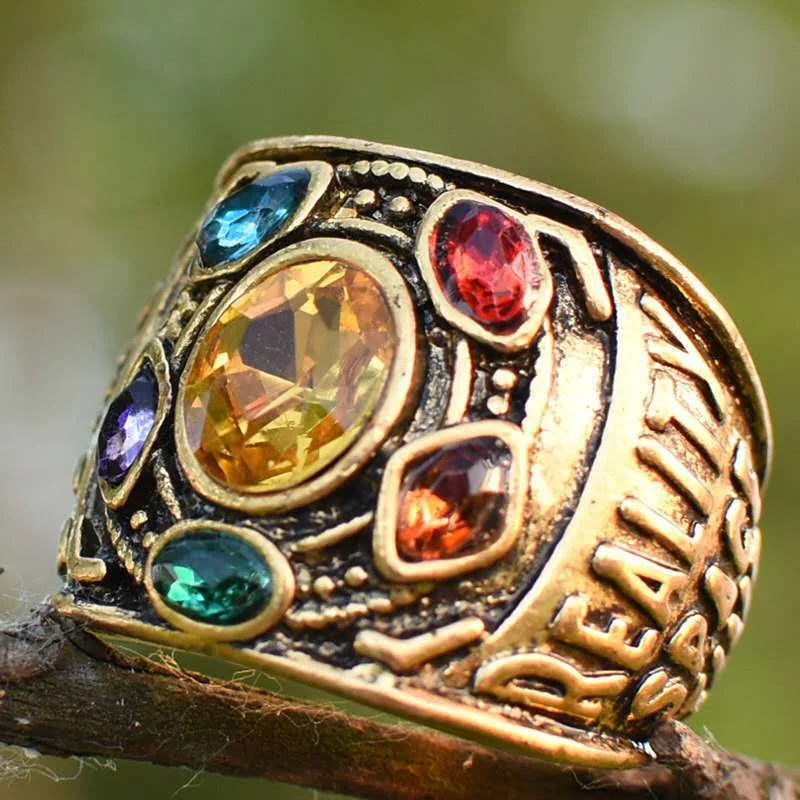 

Hot Selling Fashion Disruption Ring Marvel Ring Avengers Alliance Peripheral Aggressive Men's Alloy Handwear