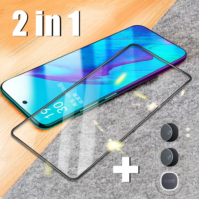 Фото Auroras 2To1 для VIVO Y21D Защитная пленка для экрана из закаленного стекла для VIVO Y21D Защитная пленка для объектива камеры №5
