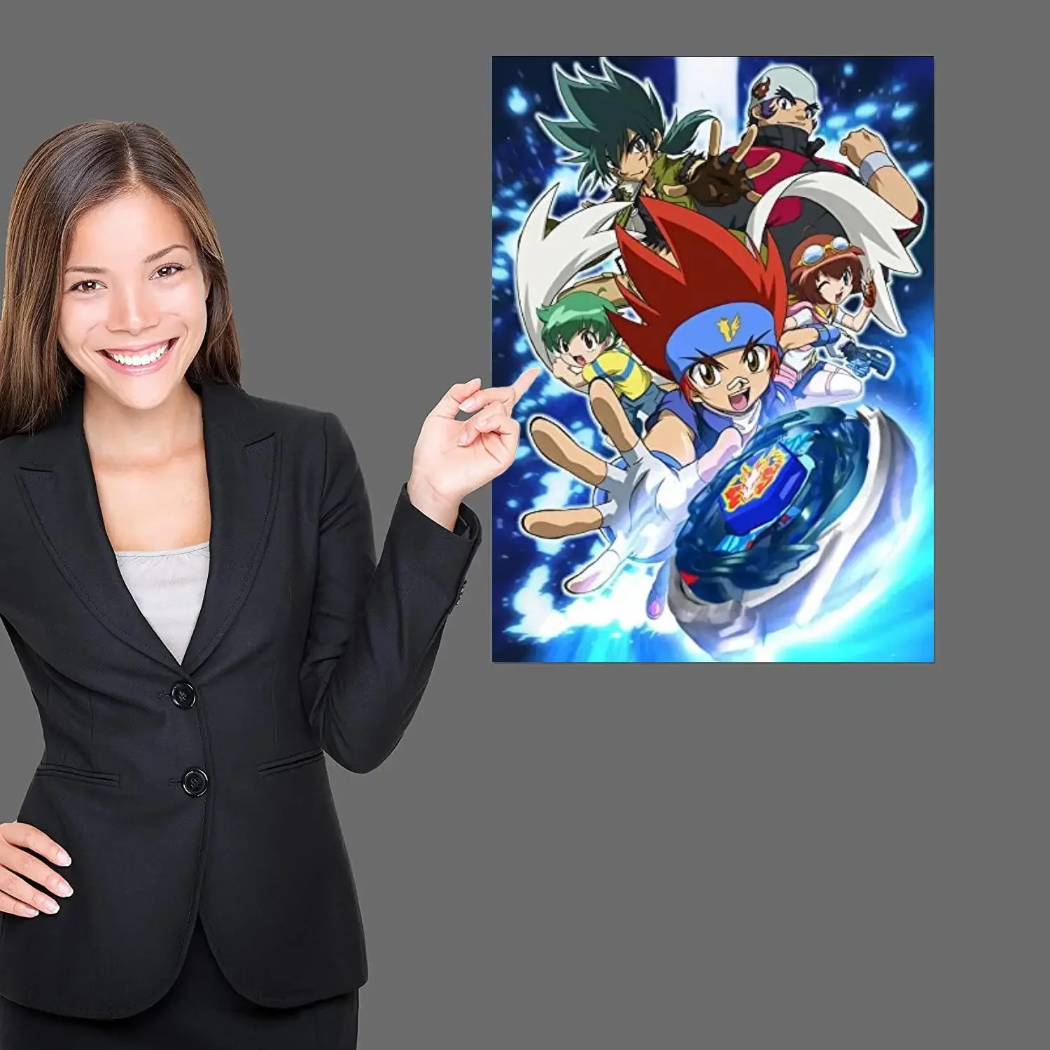 Beyblade Metal Fusion аниме постер холст художественный и настенная художественная