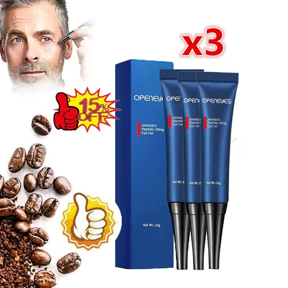 

3X Day And Night Men Eye Cream Dark Circles Remover Puffiness Care Of Anti The Tight Aging Under Men Skin Eyes Cream J3H2