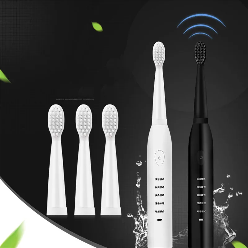 Electric Toothbrush for Men and Women Couple Houseehold Whitening IPX7 Waterproof Toothbrushes Ultrasonic Automatic Tooth Brush |