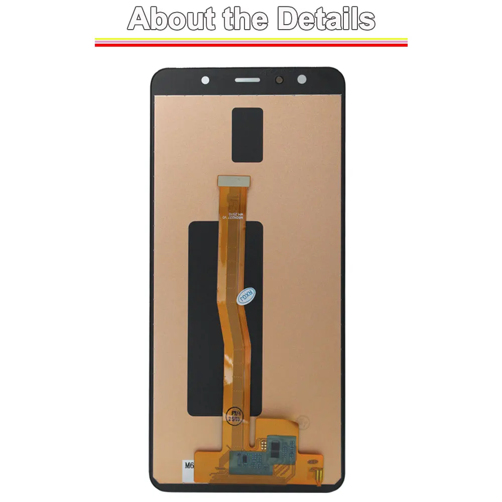 Фото 100% протестированный ЖК-дисплей для Samsung Galaxy A7 2018, сенсорный экран-дигитайзер для Samsung A750F A750G A750X, ЖК-дисплей для телефона с рамкой №2