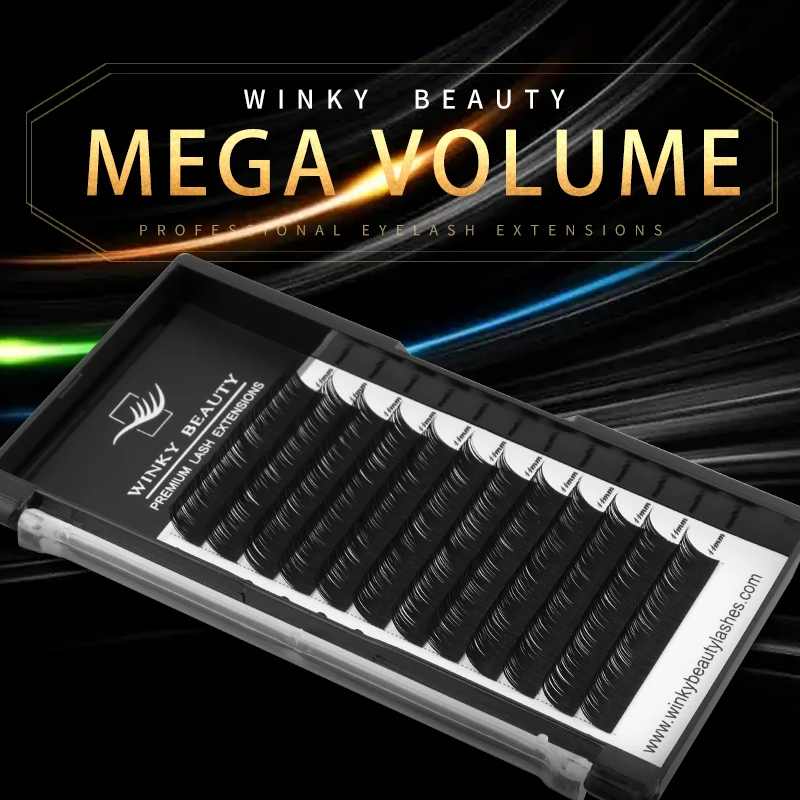 

Winky Beauty Individual Premium Eyelashes Super Soft Silk Mink 8-15mm Mixed Length Extension Volume False Lashes Supplie Cilios