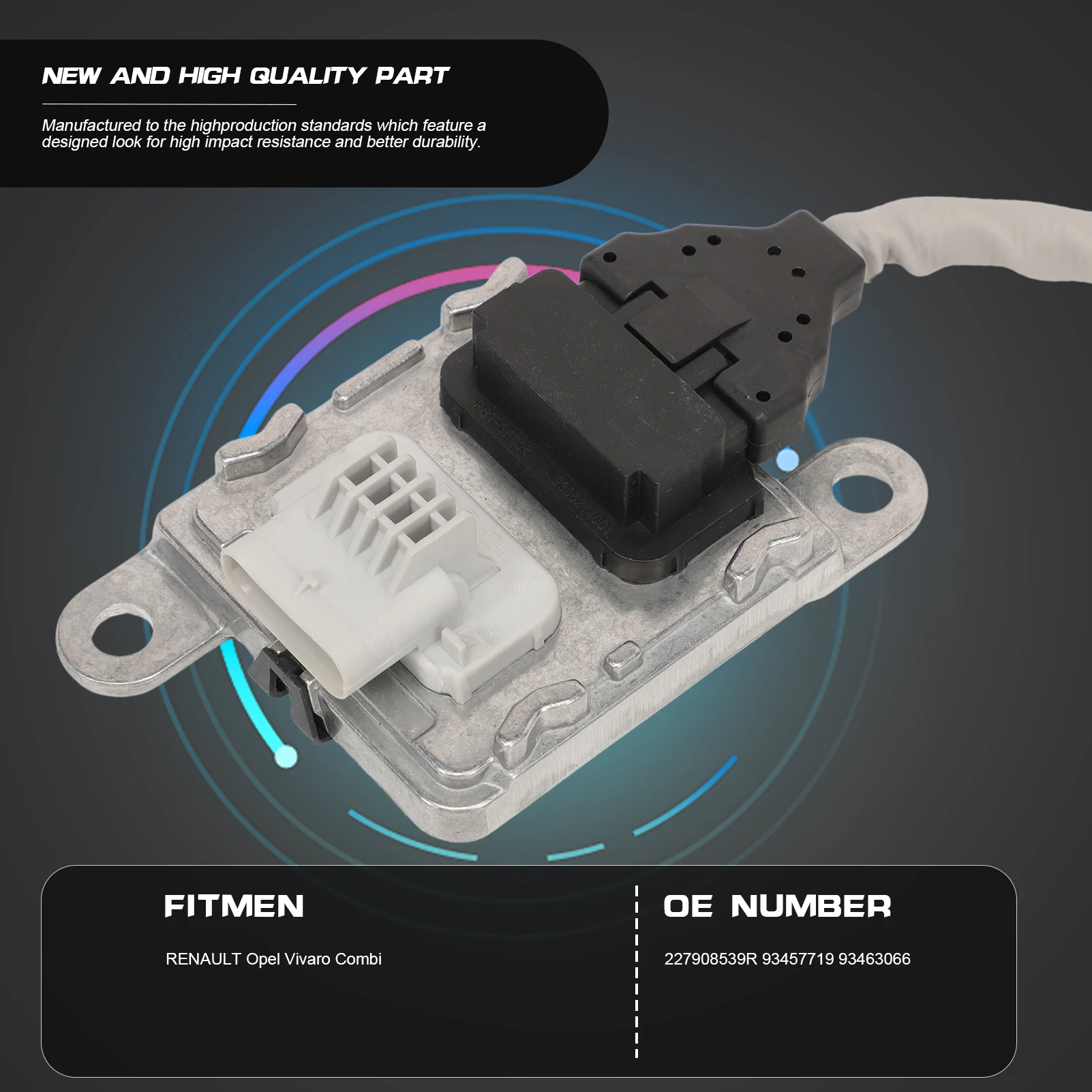 Датчик NOX азота спереди совместимый с Trafic X82 Vauxhall Vivaro B Master MK3 93457719 93463066 227908539 Р