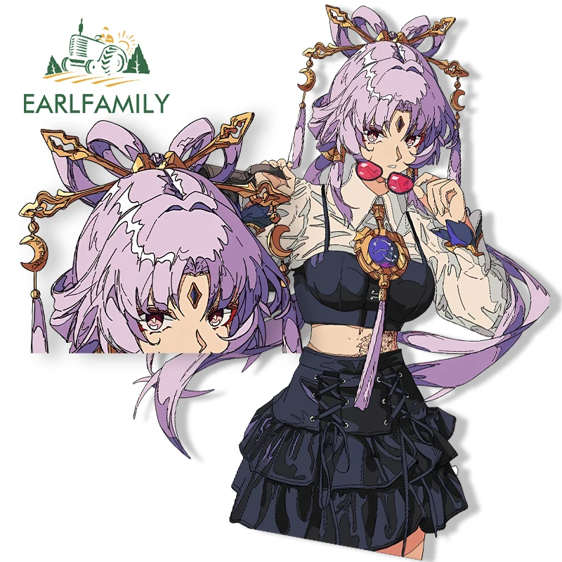 EARLFAMILY 13 см x 9 8 Fu Xuan Honkai Star Rail Fanart Автомобильная наклейка оригинальная аниме