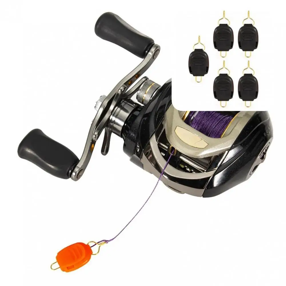 

Fish Line Holder Convenient One Size Smooth Surface Fishing Wire Stopper Fishing Wire Stopper Fish Line Holder 5Pcs