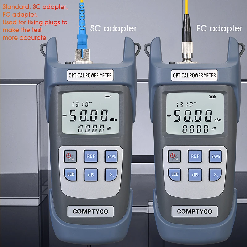 FTTH Fiber Optical Power Meter AUA-G510A/G710A Fiber Optical Cable Tester -50dBm~+26dBm/-70dBm~+10dBm SC/FC Connector
