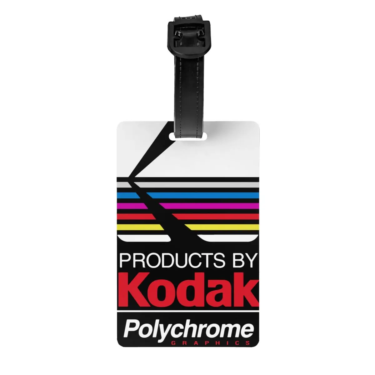 

Streetwear Fashion Kodak Logo Luggage Tag Custom Polychrome Photographer Photography Baggage Tags Privacy Cover Name ID Card