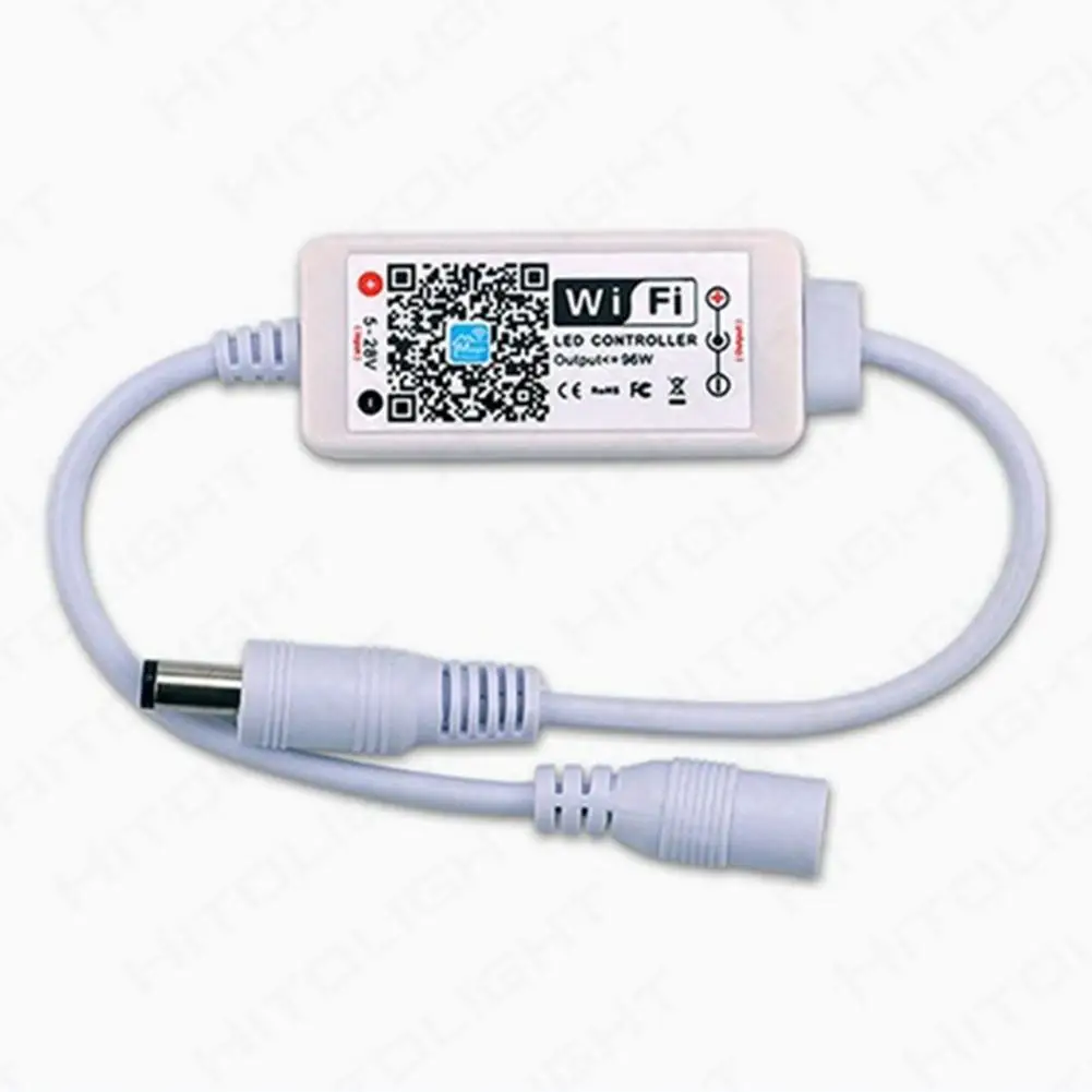 

Одноцветный светодиодный контроллер Smart Phone Alexa с регулировкой яркости, беспроводной Wi-Fi контроллер для светодиодной ленты 5050